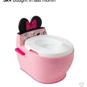 Pink and White Kids Training Potty